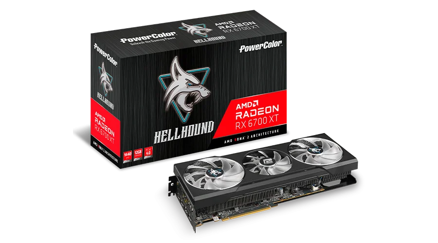 PowerColor Hellhound AMD Radeon RX 6700 XT 12GB GDDR6